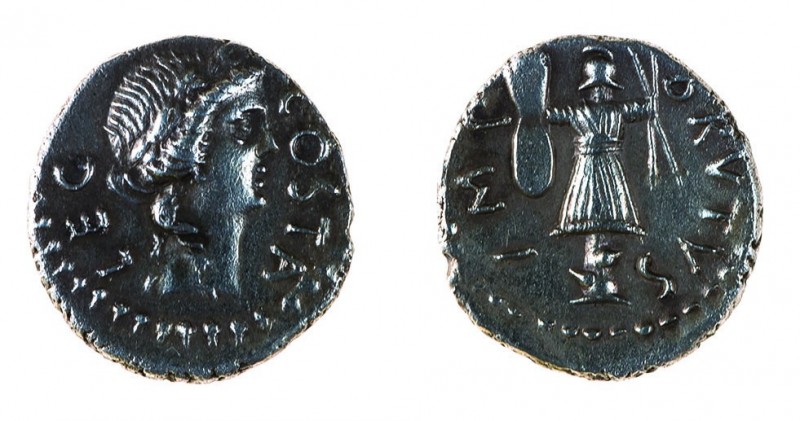 Monete Romane Pre-Imperiali 
Bruto (44-42 a.C.) - Denaro databile al 43-42 a.C....