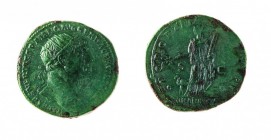 Traiano (98-117 d.C.) 
Dupondio databile al periodo 103-111 d.C. - Zecca: Roma - Diritto: testa radiata dell’Imperatore a destra - Rovescio: la perso...