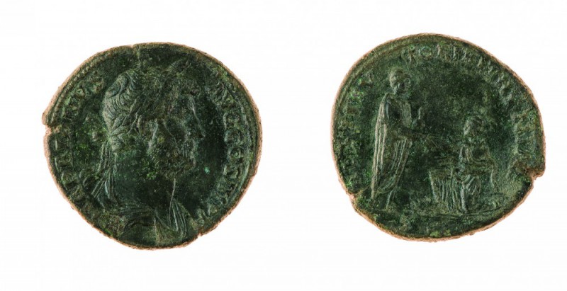 Adriano (117-138 d.C.) 
Sesterzio databile al periodo 134-138 d.C. - Zecca: Rom...