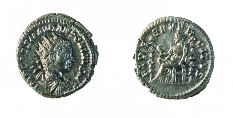 Eliogabalo (218-222 d.C.) 
Antoniniano - Zecca: Roma - Diritto: busto radiato e...