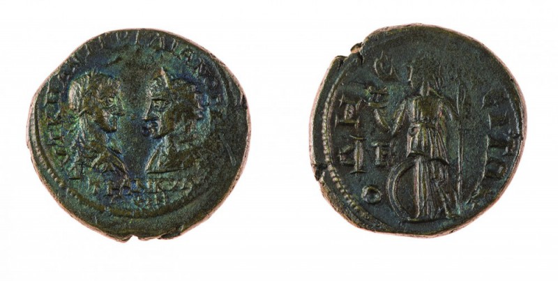 Gordiano III (238-244 d.C.) 
Medaglione o AE28 - Zecca: Odessos (Moesia) - Diri...