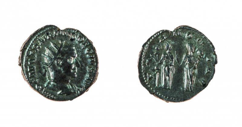 Gordiano III (238-244 d.C.) 
Antoniniano databile agli anni 249-251 d.C. - Zecc...