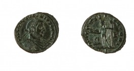 Aureliano (270-275 d.C.) 
Follis databile al periodo 312 d.C. - Zecca: Siscia - Diritto: busto laureato, drappeggiato e corazzato dell’Imperatore a d...