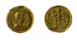 Valentiniano III (425-455 d.C.) 
Valentiniano III (425-455 d.C.) - Solido databile al periodo 426-430 d.C. - Zecca: Ravenna - Diritto: busto diademat...