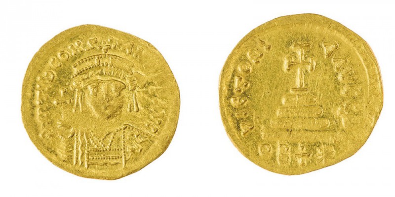 Monete Bizantine 
Tiberio II Costantino (578-582) - Solido da 22 Silique databi...