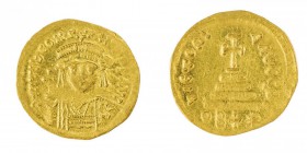 Monete Bizantine 
Tiberio II Costantino (578-582) - Solido da 22 Silique databile al periodo 579-582 - Zecca: Theoupolis (Antiochia) - Diritto: mezzo...