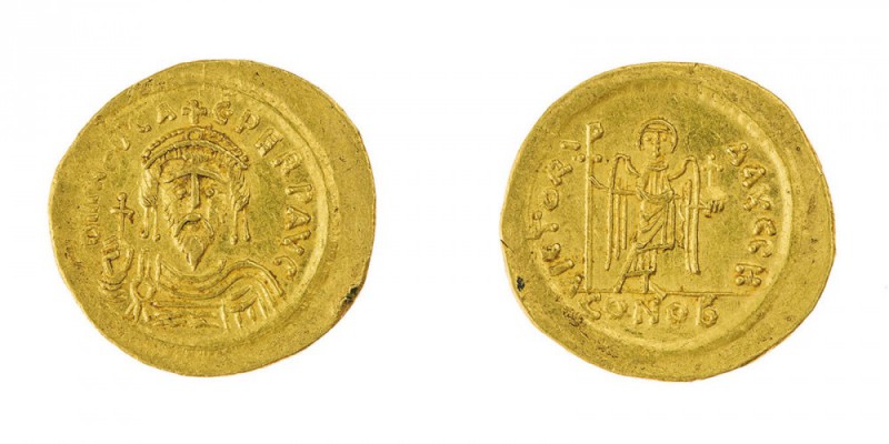 Monete Bizantine 
Foca (602-610) - Solido databile agli anni 604-605 - Zecca: T...