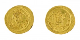 Monete Bizantine 
Foca (602-610) - Solido databile agli anni 604-605 - Zecca: Thessalonica - Diritto: mezzo busto coronato dell’Imperatore di fronte ...