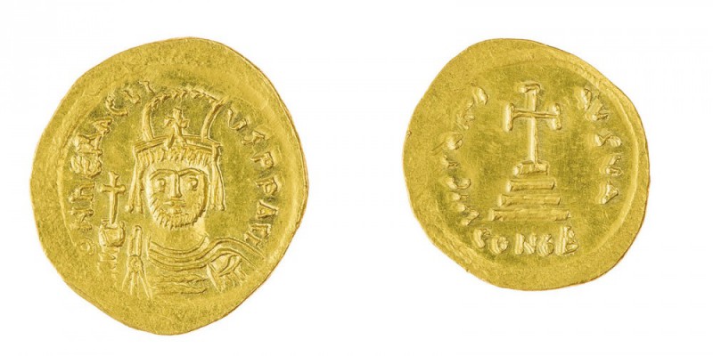 Monete Bizantine 
Eraclio (610-641) - Solido databile al periodo 610-613 - Zecc...