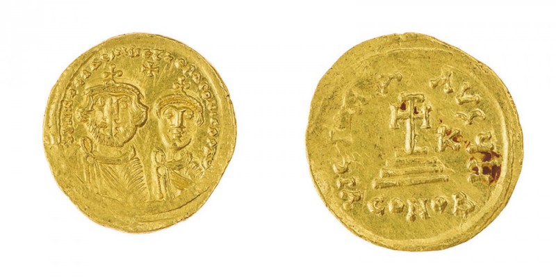 Monete Bizantine 
Eraclio (610-641) - Solido databile al periodo 629-631 - Zecc...