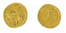 Monete Bizantine 
Eraclio (610-641) - Solido databile al periodo 613-616 - Zecca: Costantinopoli - Diritto: mezzi busti affiancati dell’Imperatore e ...