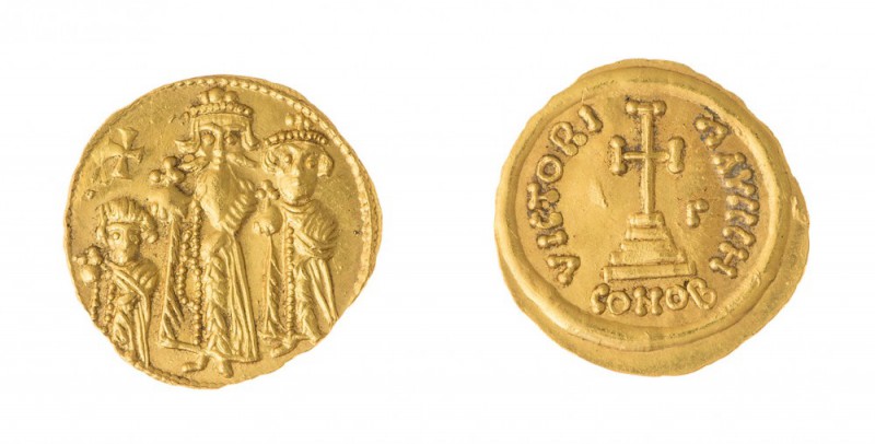 Monete Bizantine 
Eraclio (610-641) - Solido databile al periodo 632-635 - Zecc...