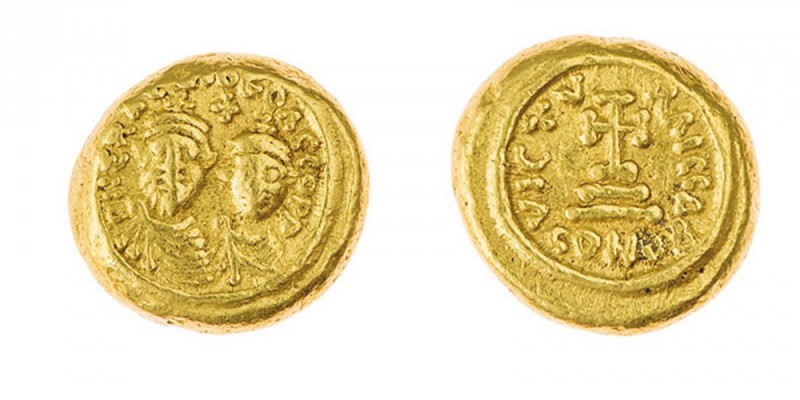Monete Bizantine 
Eraclio (610-641) - Solido databile agli anni 641-642 - Zecca...