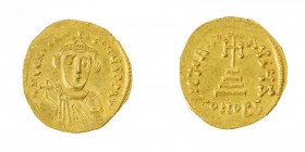 Monete Bizantine 
Costante II (641-668) - Solido databile al periodo 641-646 - Zecca: Costantinopoli - Diritto: mezzo busto coronato dell’Imperatore ...