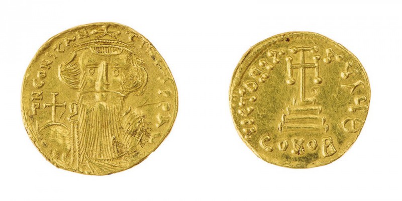 Monete Bizantine 
Costante II (641-668) - Solido databile al periodo 651-654 - ...