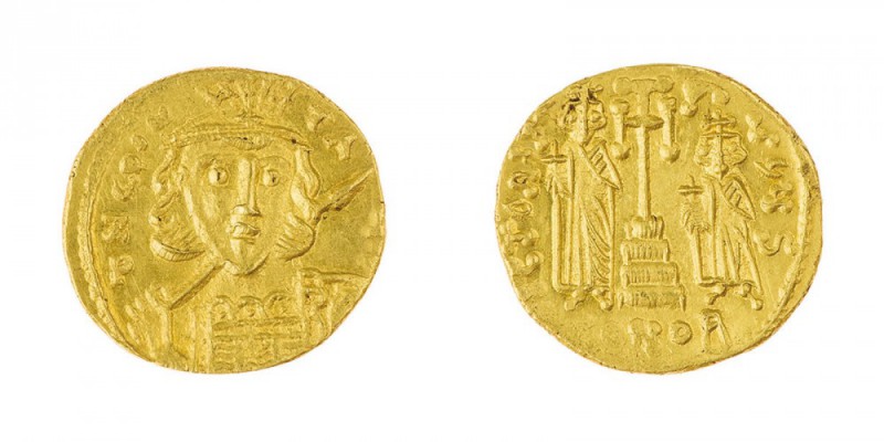 Monete Bizantine 
Costantino IV (668-685) - Solido databile al periodo 668-673 ...