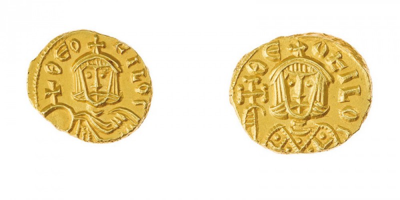 Monete Bizantine 
Teofilo (829-842) - Solido databile all’831-842 - Zecca: Sira...