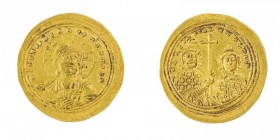 Monete Bizantine 
Basilio II (976-1025) - Histamenon databile al periodo 1005-1025 - Zecca: Costantinopoli - Diritto: Gesù Cristo benedicente seduto ...