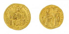 Monete Bizantine 
Romano III (1028-1034) - Histamenon - Zecca: Costantinopoli - Diritto: Gesù Cristo benedicente seduto di fronte - Rovescio: l’Imper...