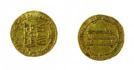Monete Celtiche e Orientali 
Califfato degli Abbasidi - Al-Mahdi (775-785) - Dinar databile al 166 AH (782-783) - Diritto: leggenda su tre righe oriz...
