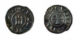 Repubblica di Genova 
Periodo Repubblicano (1139-1339) - Primo tipo monetale - Grosso da 6 Denari - Zecca: Genova - Diritto: castello in cerchio perl...
