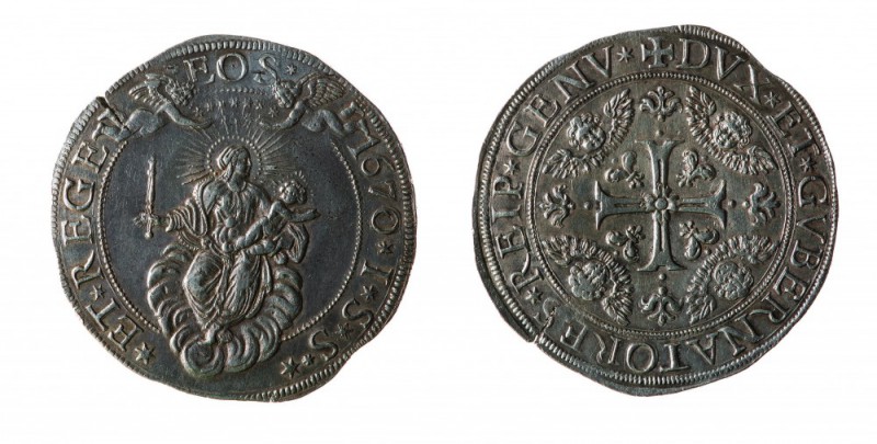 Repubblica di Genova 
Governo dei Dogi Biennali (1528-1797) - Scudo Largo 1670 ...
