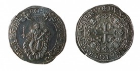 Repubblica di Genova 
Governo dei Dogi Biennali (1528-1797) - Scudo Largo 1670 - Zecca: Genova - Diritto: la Vergine col Bambino coronata di stelle e...