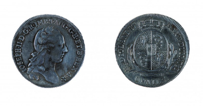Ducato di Milano 
Giuseppe II Imperatore (1780-1790) - Lira 1783 - Zecca: Milan...