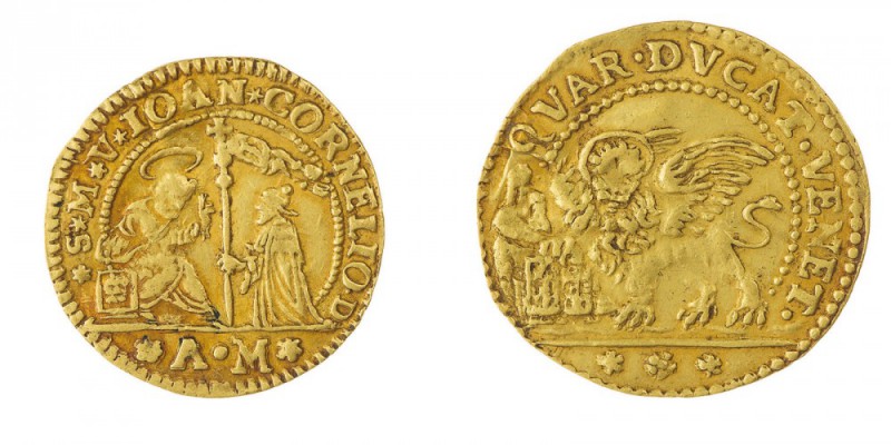Repubblica di Venezia 
Giovanni II Corner (1798-1722) - Quarto di Ducato d’oro ...