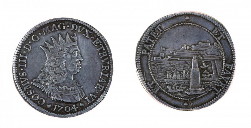 Granducato di Toscana 
Cosimo III de’ Medici (1670-1723) - Monetazione per Livo...