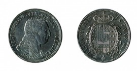 Regno di Napoli 
Ferdinando IV di Borbone (1815-1816) - Piastra 1816 - Zecca: Napoli - Diritto: effigie del Re a destra - Rovescio: stemma coronato f...