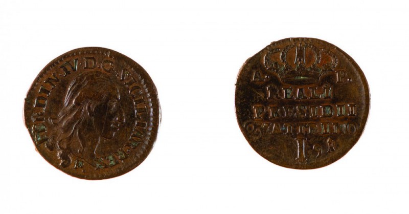 Regno di Napoli 
Monetazione per i Reali Presidi di Toscana - Ferdinando IV di ...