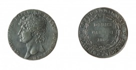Regno delle Due Sicilie 
Gioacchino Murat (1808-1815) - Piastra da 12 Carlini 1809 - Zecca: Napoli - Diritto: effigie di Gioacchino a sinistra - Rove...