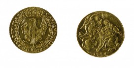 Carlo Emanuele III (1730-1773) 
Zecchino 1744 - Zecca: Torino - Diritto: aquila coronata con stemma sabaudo in petto circondata dal Collare dell’Annu...