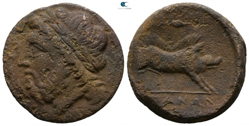 Apulia. Arpi 325-275 BC. 
Bronze Æ

20 mm., 7.06 g.



very fine