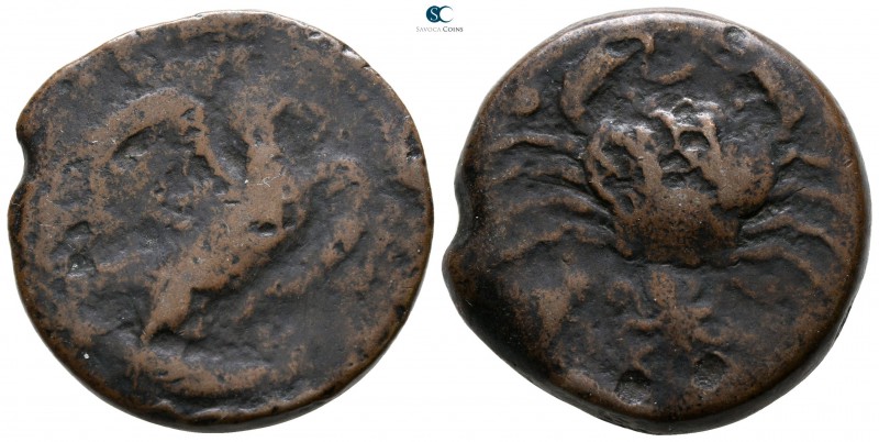 Sicily. Akragas circa 415-406 BC. 
Bronze Æ

27 mm., 18.75 g.



nearly v...