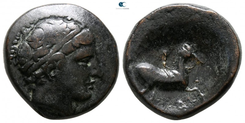 Kings of Macedon. Uncertain mint. Philip II. 359-336 BC. 
Bronze Æ

18 mm., 6...
