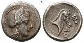 Thessaly. Pharsalos circa 450-420 BC. Hemidrachm AR