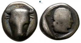Phokis. Federal Coinage 460-450 BC. Triobol AR