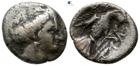 Euboea. Chalkis circa 338-308 BC. Drachm AR