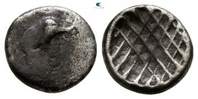 Asia Minor. Uncertain mint or Dardanos, Troas circa 450-400 BC. Obol AR