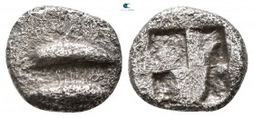 Mysia. Kyzikos circa 520-480 BC. Obol AR