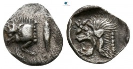 Mysia. Kyzikos circa 480 BC. Hemiobol AR