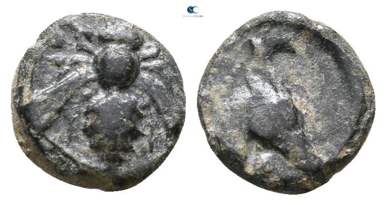 Ionia. Ephesos 405-390 BC. 
Bronze Æ

7 mm., 0.30 g.



very fine