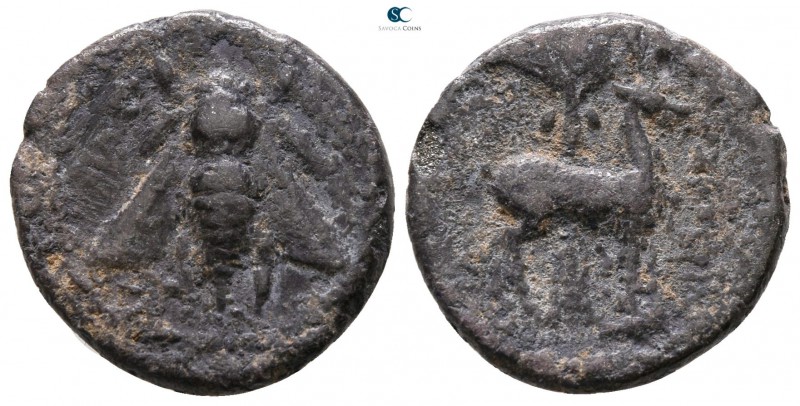 Ionia. Ephesos circa 250-150 BC. 
Bronze Æ

17 mm., 3.75 g.



nearly ver...