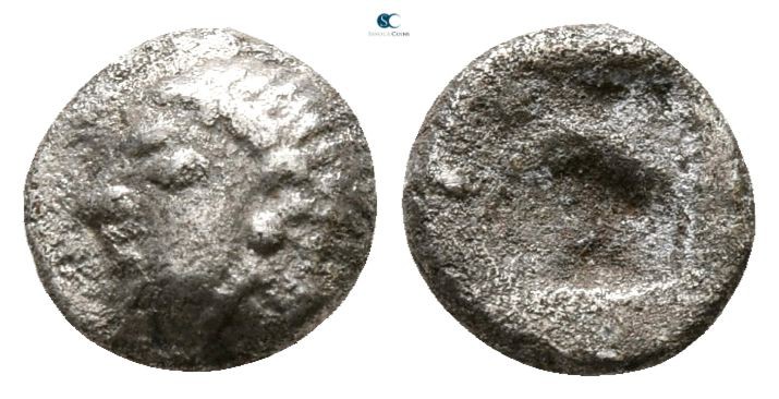 Ionia. Kolophon circa 530-500 BC. 
Hemiobol AR

6 mm., 0.38 g.



very fi...