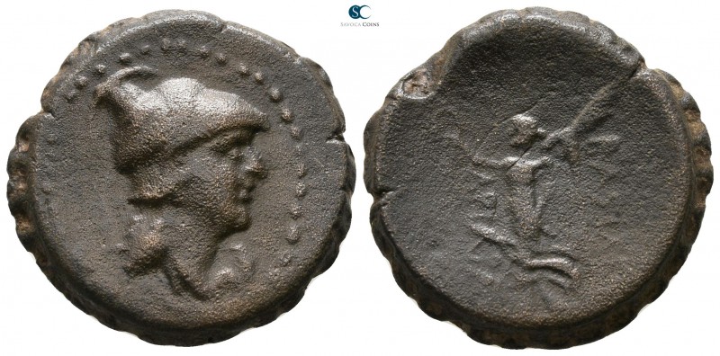 Kings of Cappadocia. Uncertain mint. Ariarathes V Eusebes Philopator 163-130 BC....