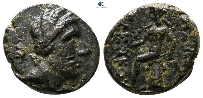 Seleukid Kingdom. Antioch. Seleukos III Keraunos 226-223 BC. 
Bronze Æ

15 mm...