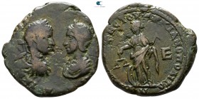 Moesia Inferior. Marcianopolis. Elagabalus and Julia Maesa AD 218-222. Bronze Æ
