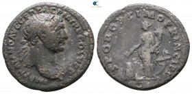 Trajan AD 98-117. Rome. Limes Falsum of a Denarius Æ